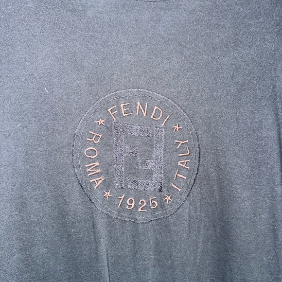 VINTAGE FENDI Black Long Sleeve - Picture 2 of 4